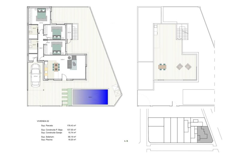 Obra nueva - Villa -
Los Alcázares - La Concha