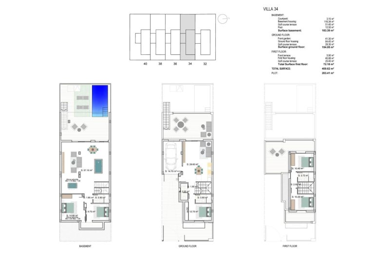 Obra nueva - Villa -
Los Alcázares - Serena Golf