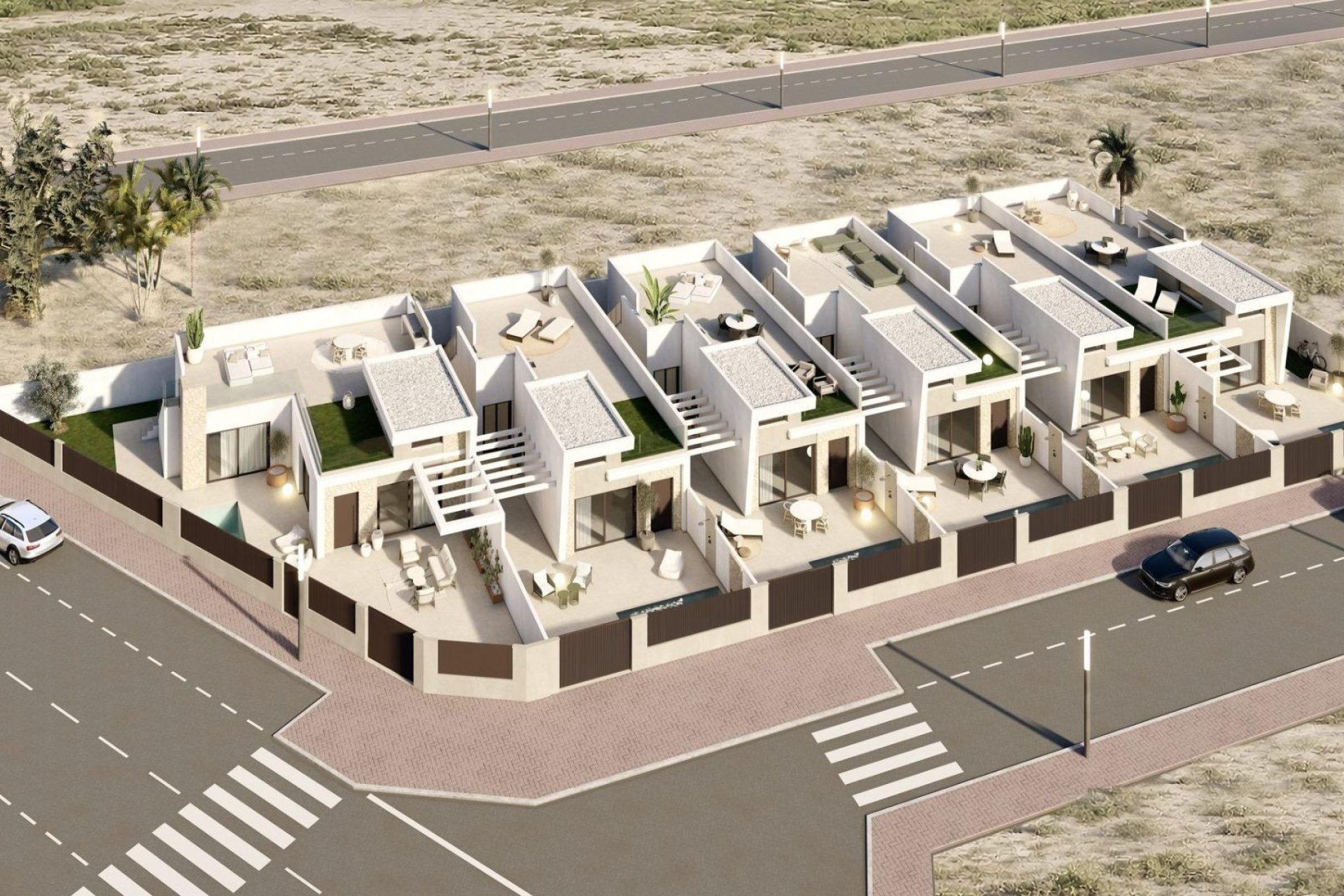 Obra nueva - Villa -
Los Alcázares - Serena Golf