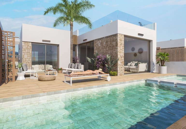 Obra nueva - Villa -
Los Alcázares - Serena Golf