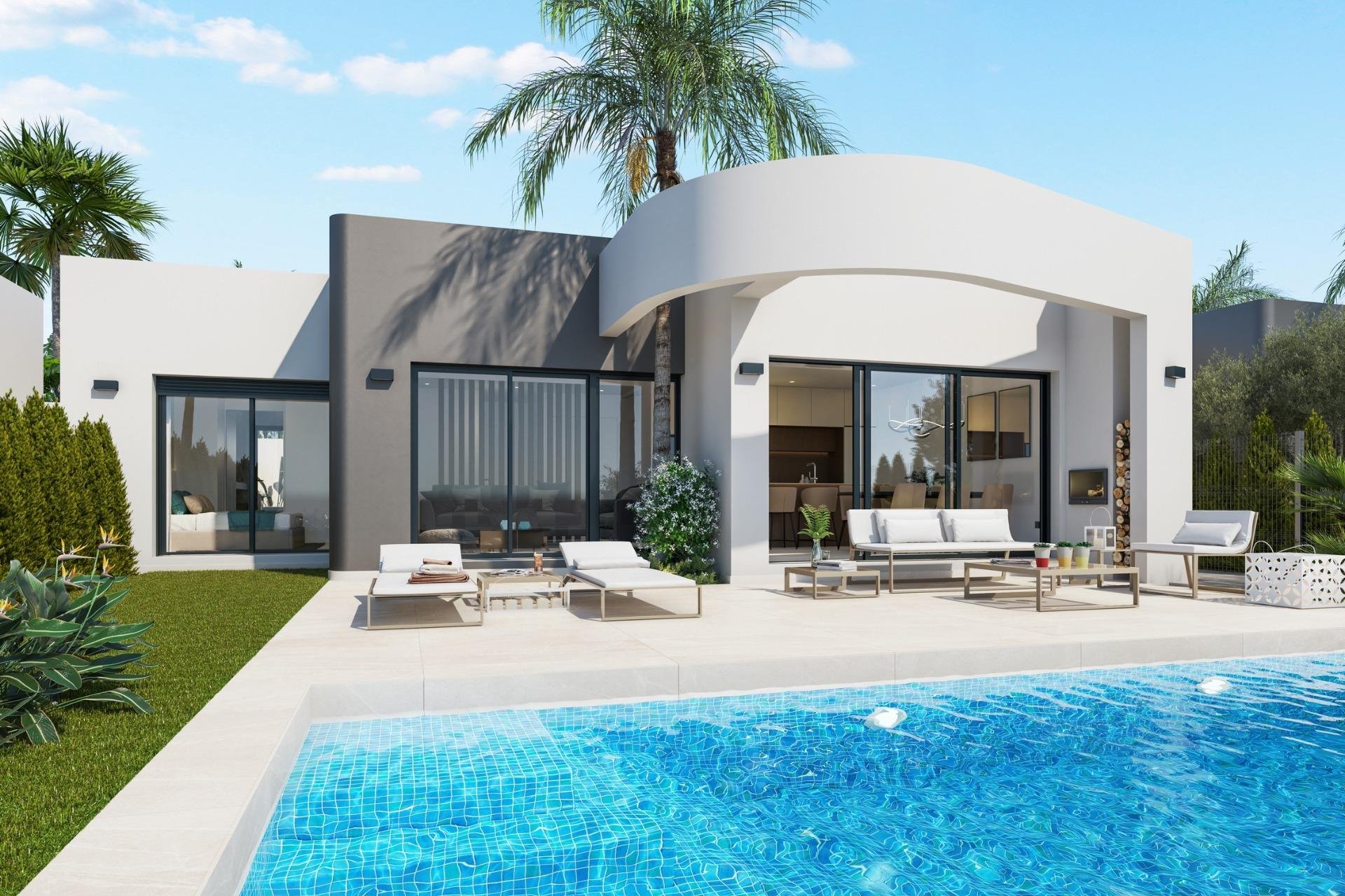 Obra nueva - Villa -
Los Alcázares - Serena Golf