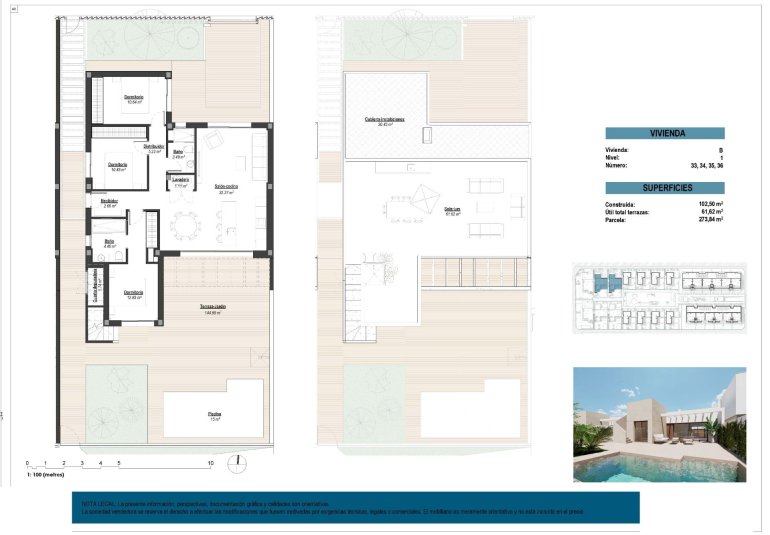 Obra nueva - Villa -
Los Alcázares - Serena Golf