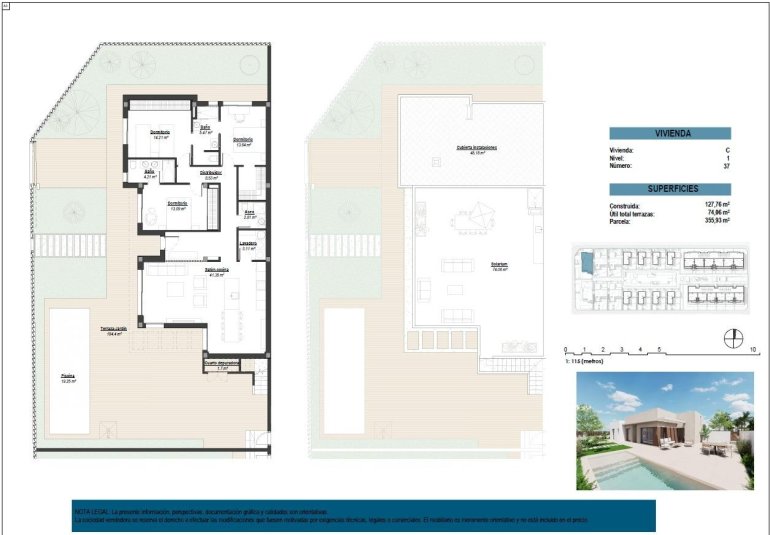 Obra nueva - Villa -
Los Alcázares - Serena Golf