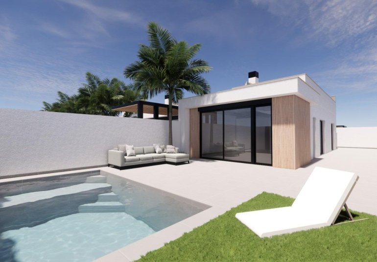 Obra nueva - Villa -
Los Alcázares - Serena Golf