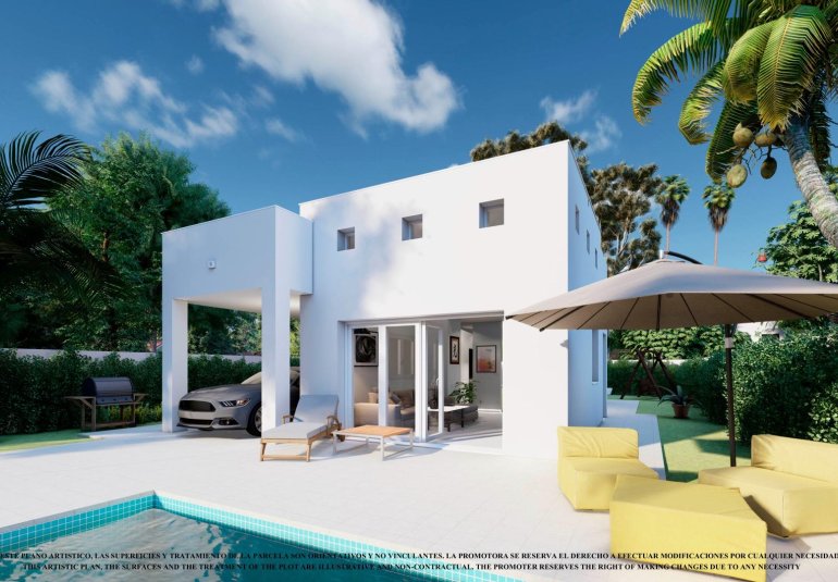 Obra nueva - Villa -
Los Alcázares - Serena Golf