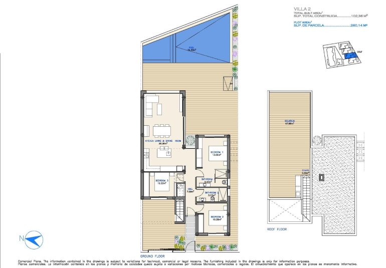 Obra nueva - Villa -
Los Alcázares - Serena Golf