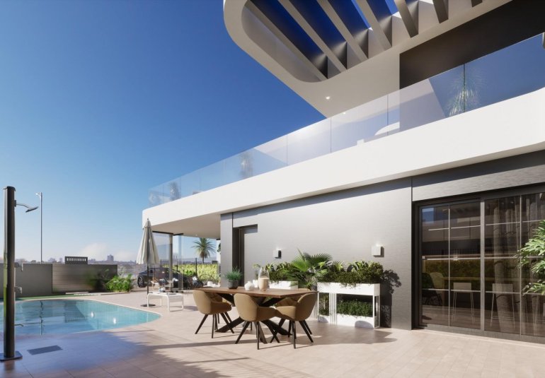 Obra nueva - Villa -
Los Alcázares - Serena Golf