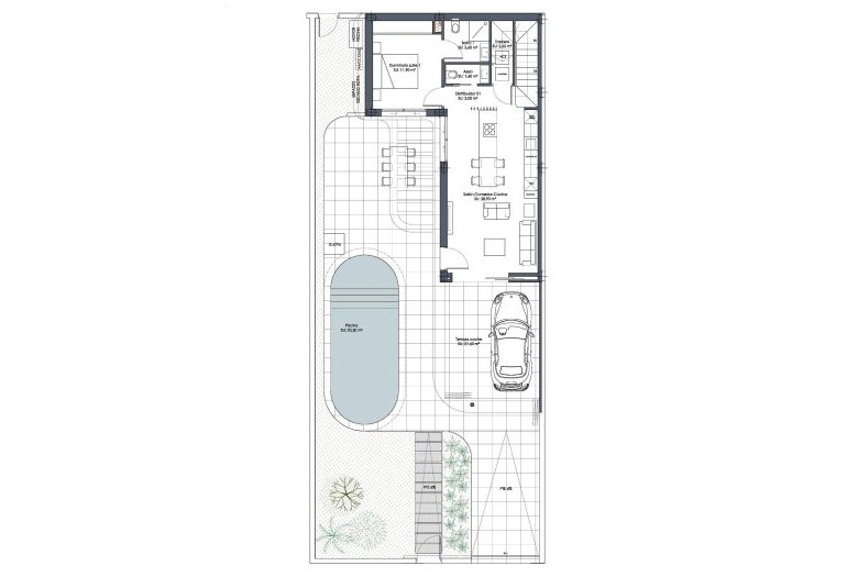 Obra nueva - Villa -
Los Alcázares - Serena Golf