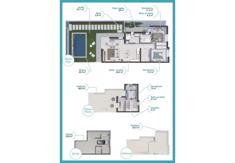 Obra nueva - Villa -
Los Alcázares - Torre del Rame