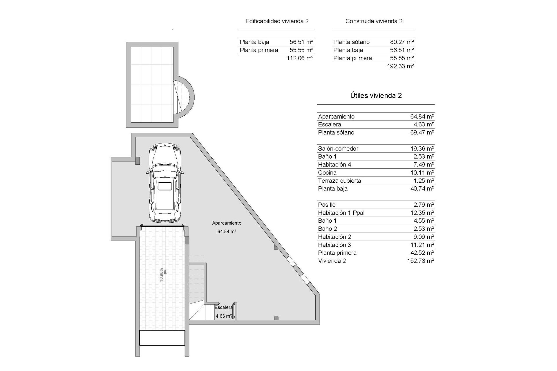 Obra nueva - Villa -
Los Alcázares - Torre del Rame