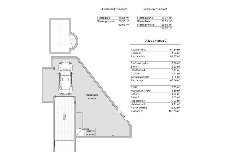 Obra nueva - Villa -
Los Alcázares - Torre del Rame