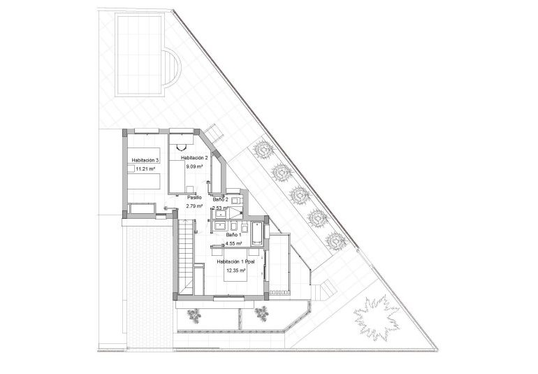 Obra nueva - Villa -
Los Alcázares - Torre del Rame