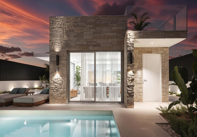 Obra nueva - Villa -
Los Alcázares - Torre del Rame