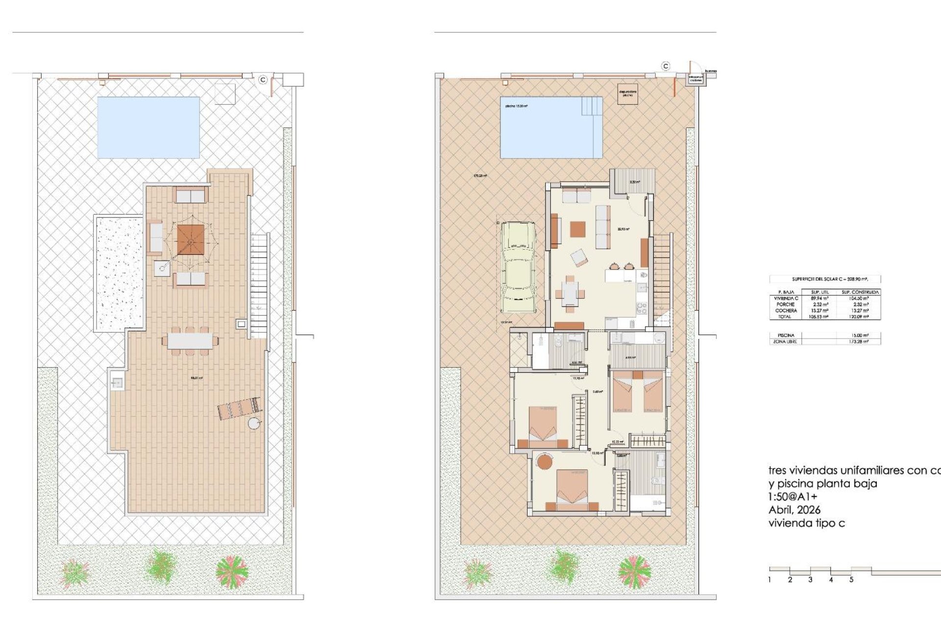Obra nueva - Villa -
Los Alcázares - Torre del Rame