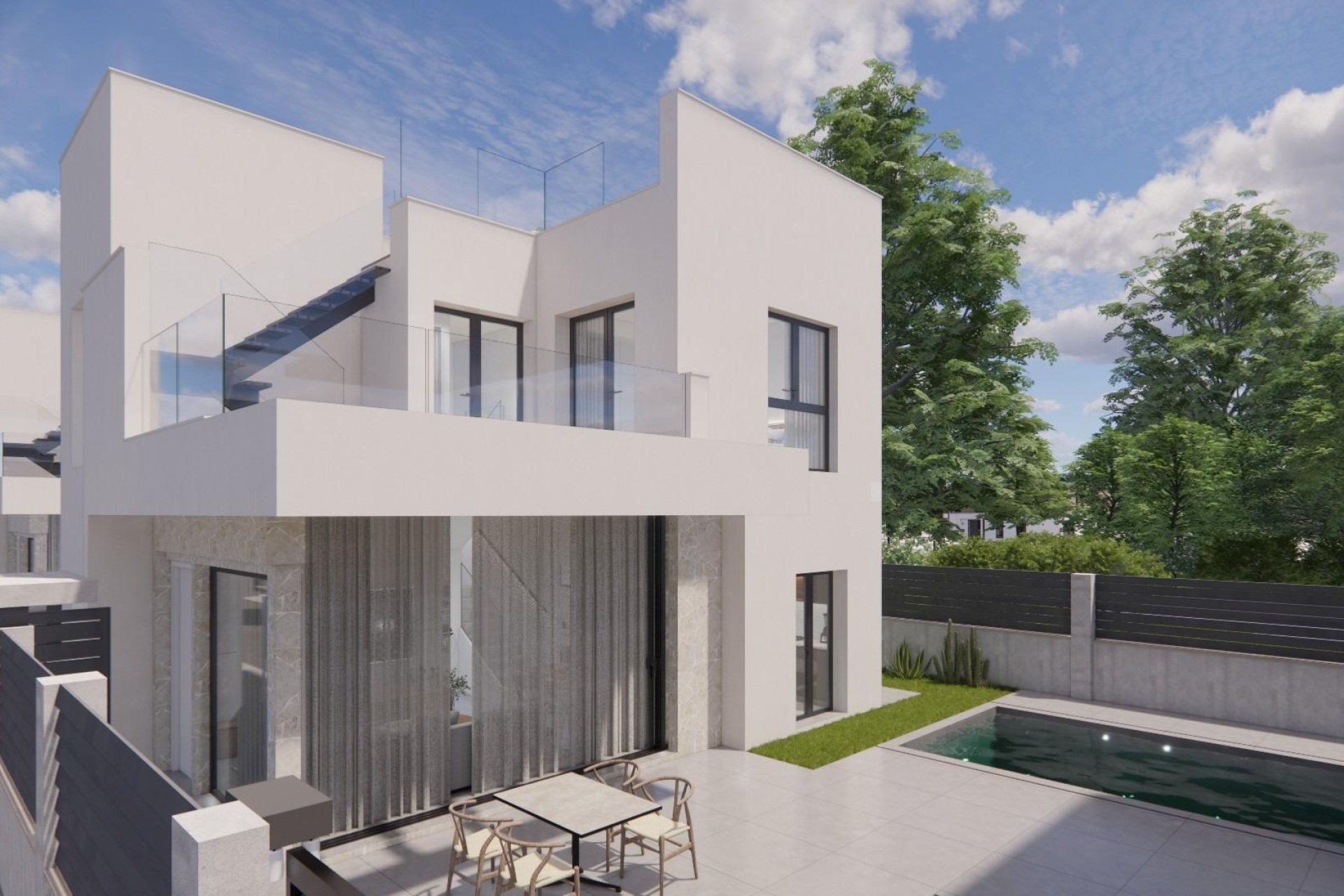 Obra nueva - Villa -
Los Montesinos - La herrada