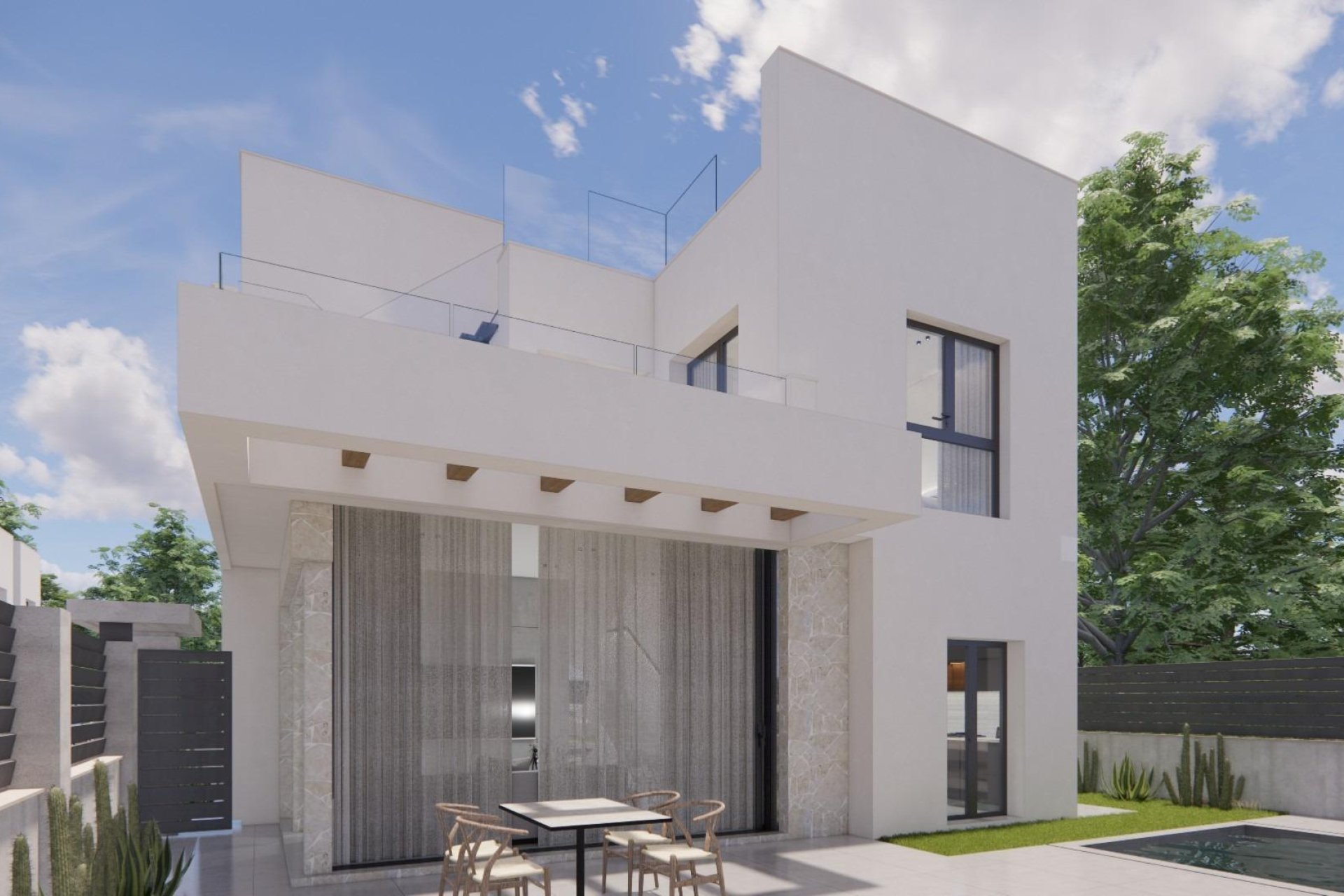 Obra nueva - Villa -
Los Montesinos - La herrada