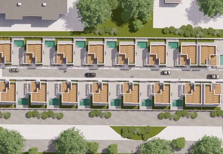 Obra nueva - Villa -
Los Montesinos - La herrada