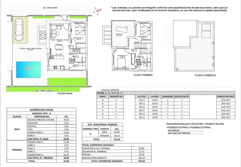 Obra nueva - Villa -
Los Montesinos - La herrada