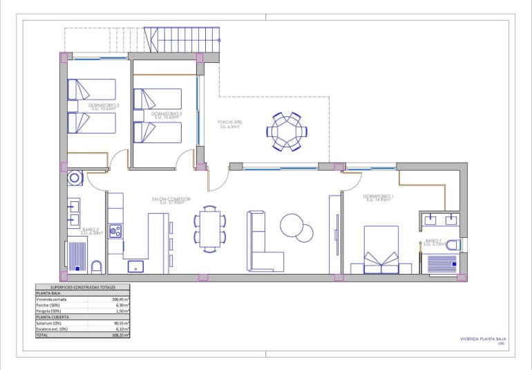 Obra nueva - Villa -
Los Montesinos - La herrada