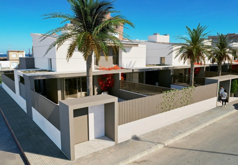 Obra nueva - Villa -
Los Nietos - Los Nietos playa
