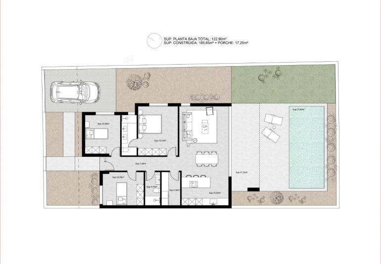 Obra nueva - Villa -
Molina De Segura - Urb. La Quinta