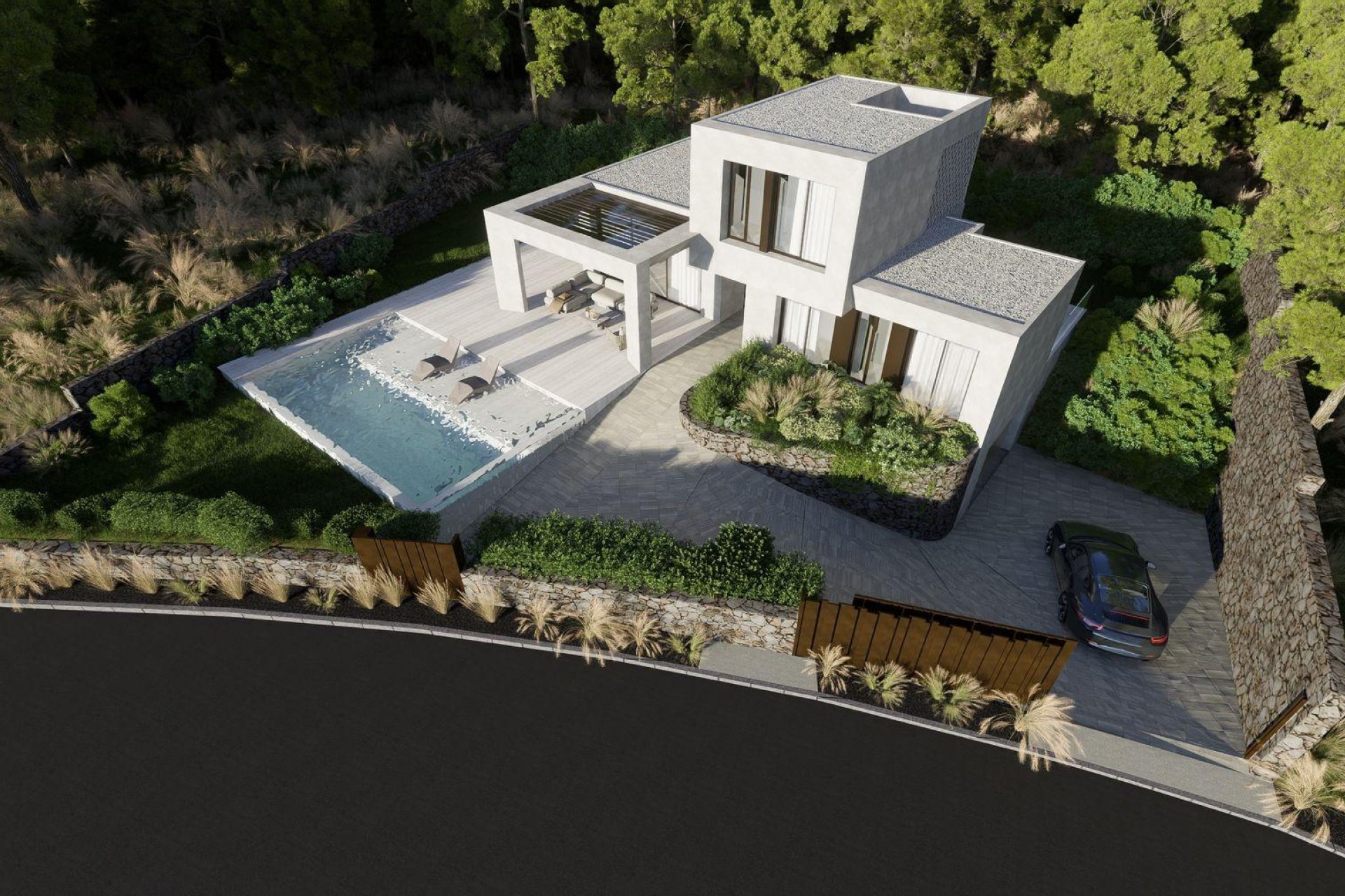 Obra nueva - Villa -
Orihuela - Las Colinas