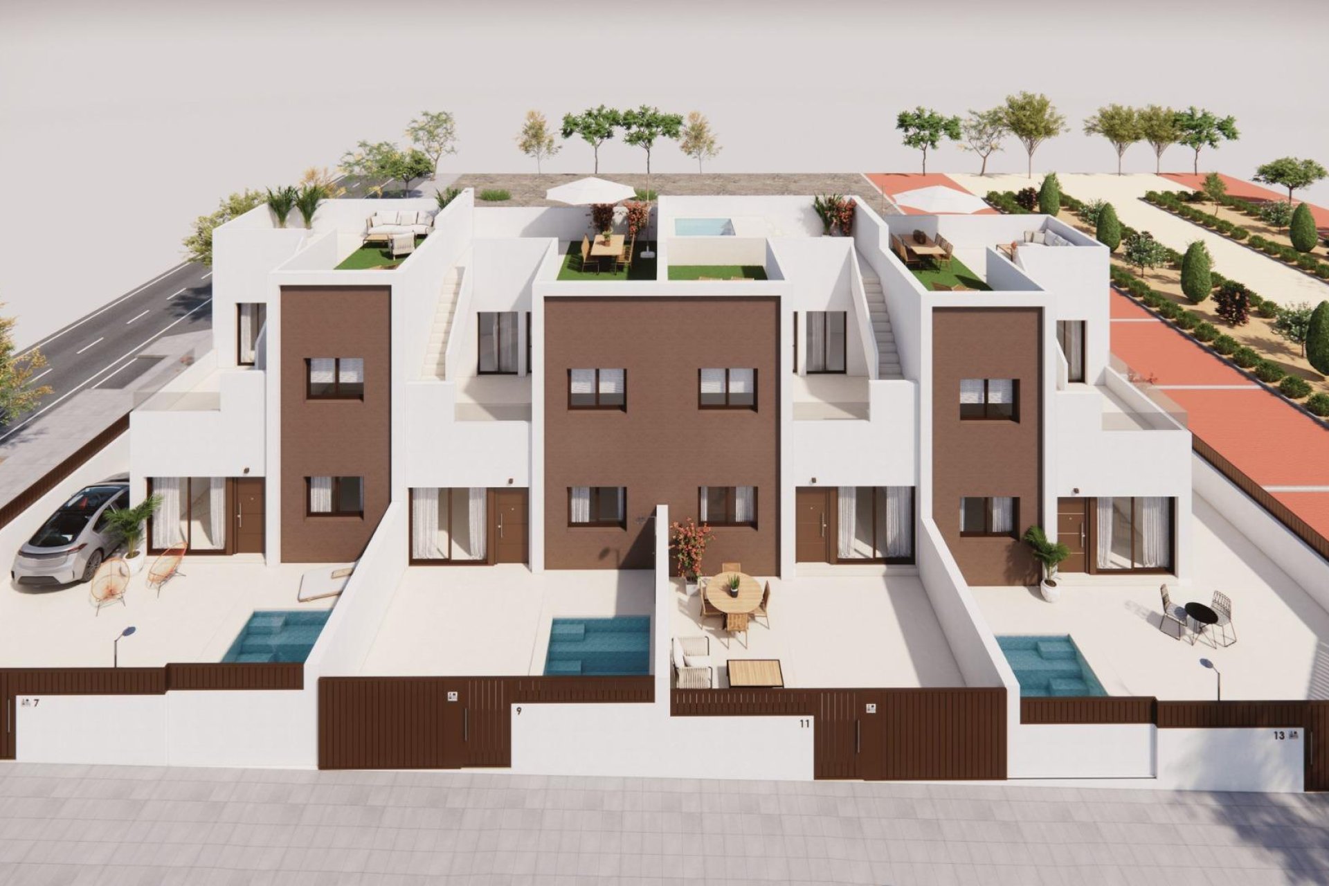 Obra nueva - Villa -
Pilar de la Horadada - Barrio los Segundas