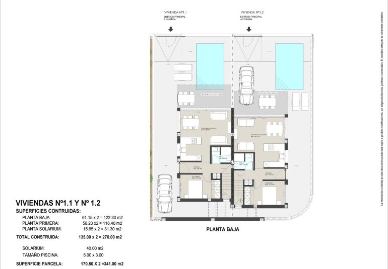 Obra nueva - Villa -
Pilar de la Horadada - Las Higuericas