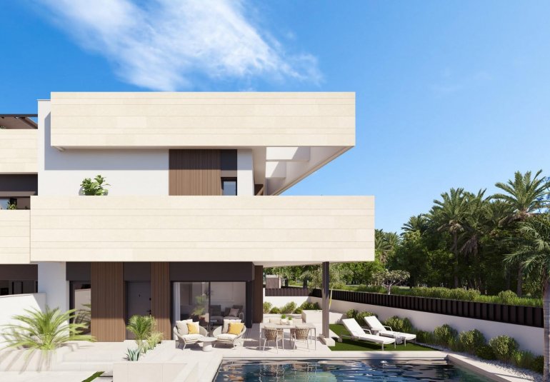 Obra nueva - Villa -
Pilar de la Horadada - parques de Andromeda