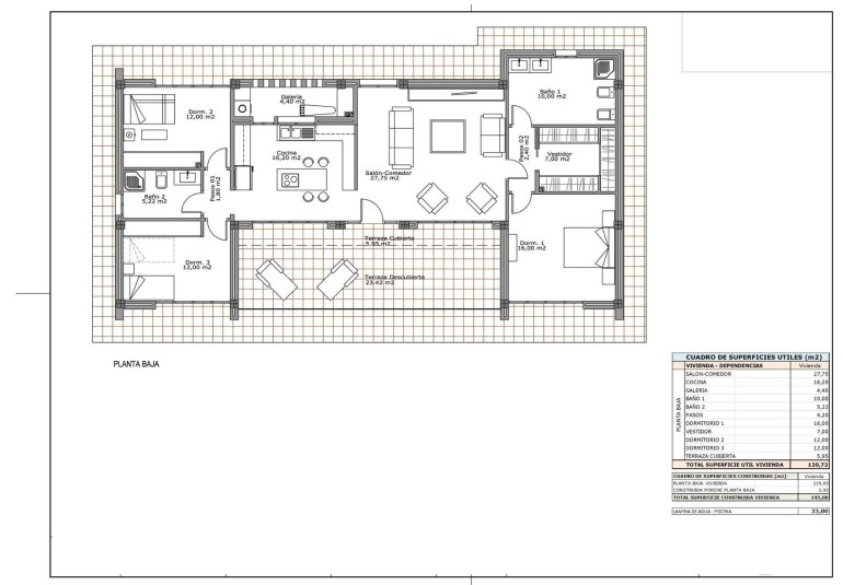 Obra nueva - Villa -
Pinoso - Camino Del Prado