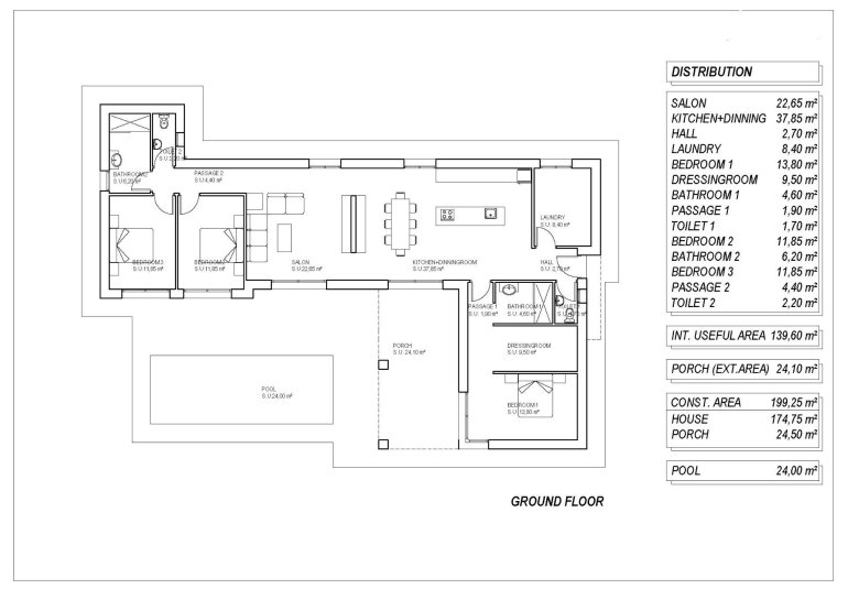 Obra nueva - Villa -
Pinoso - Lel