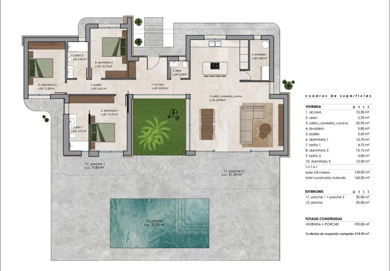 Obra nueva - Villa -
Pinoso - Lel