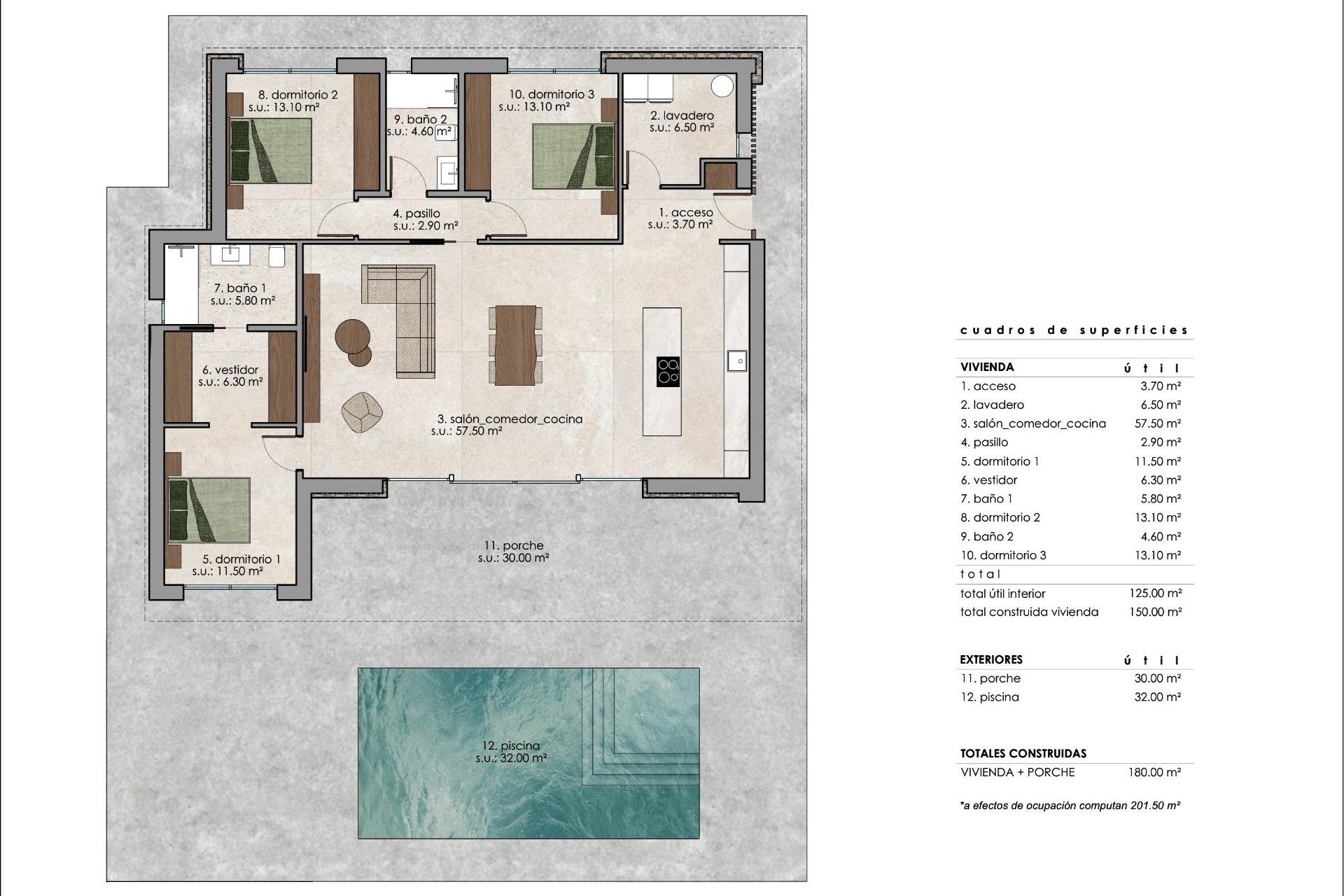Obra nueva - Villa -
Pinoso - Lel