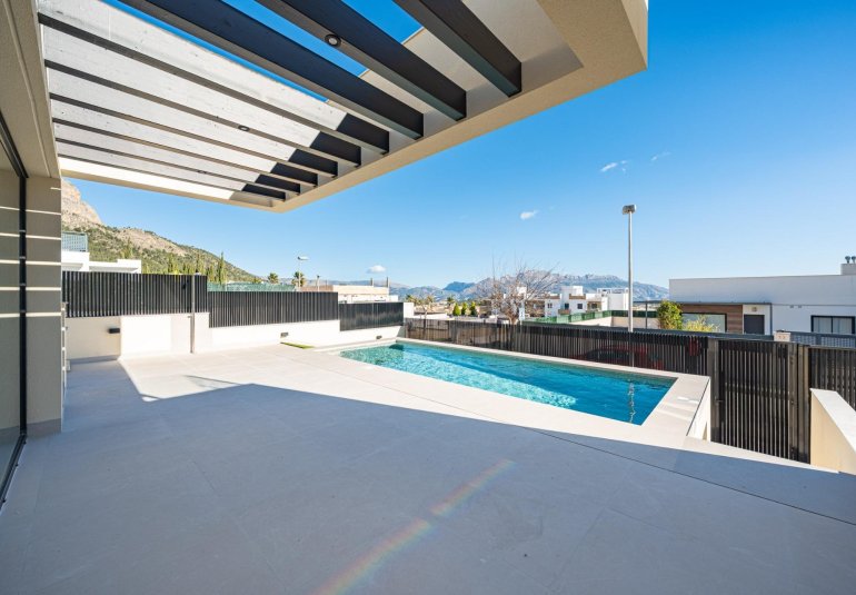 Obra nueva - Villa -
Polop - La Alberca