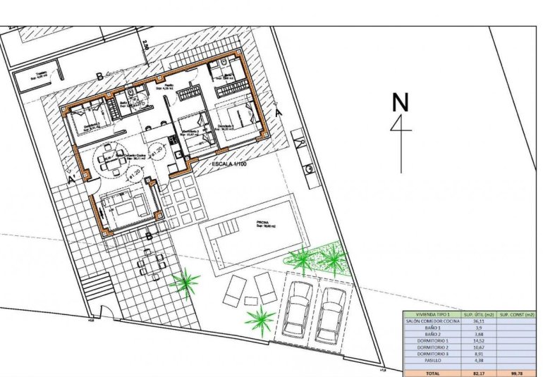 Obra nueva - Villa -
Polop - La Alberca