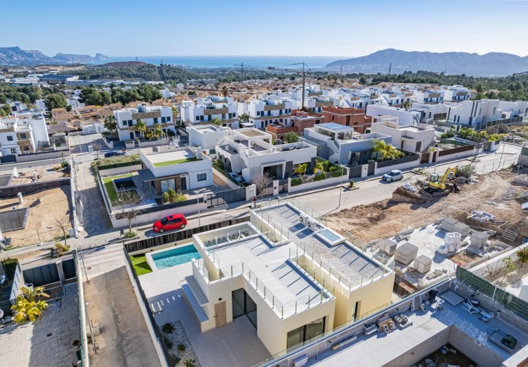 Obra nueva - Villa -
Polop - La Alberca