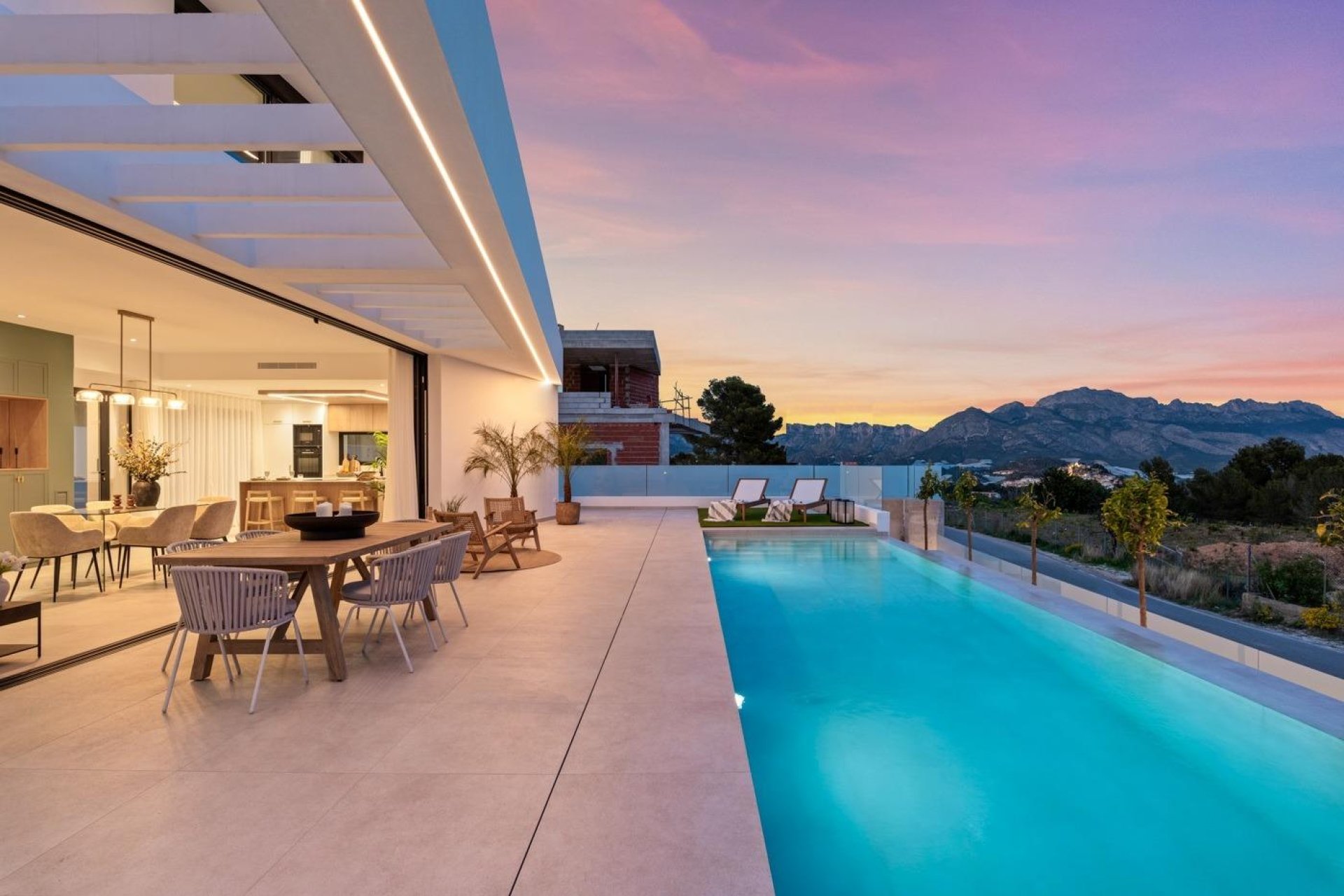 Obra nueva - Villa -
Polop - Urbanizaciones