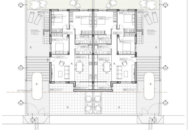 Obra nueva - Villa -
Puerto de mazarron - Caleñares