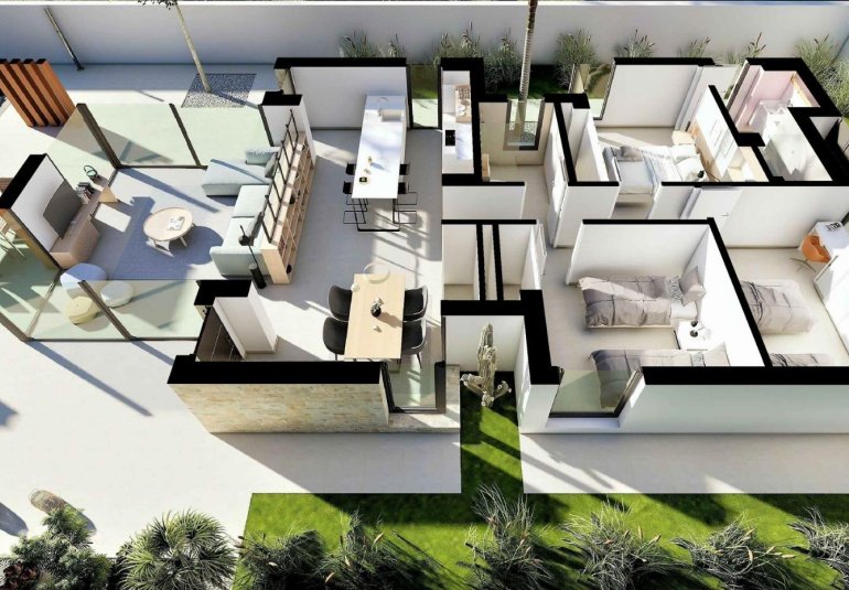 Obra nueva - Villa -
San Fulgencio - El Oasis