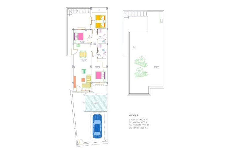 Obra nueva - Villa -
San Javier - pueblo
