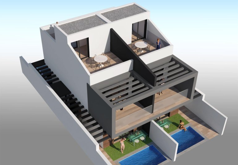 Obra nueva - Villa -
San Javier - Santiago de la Ribera
