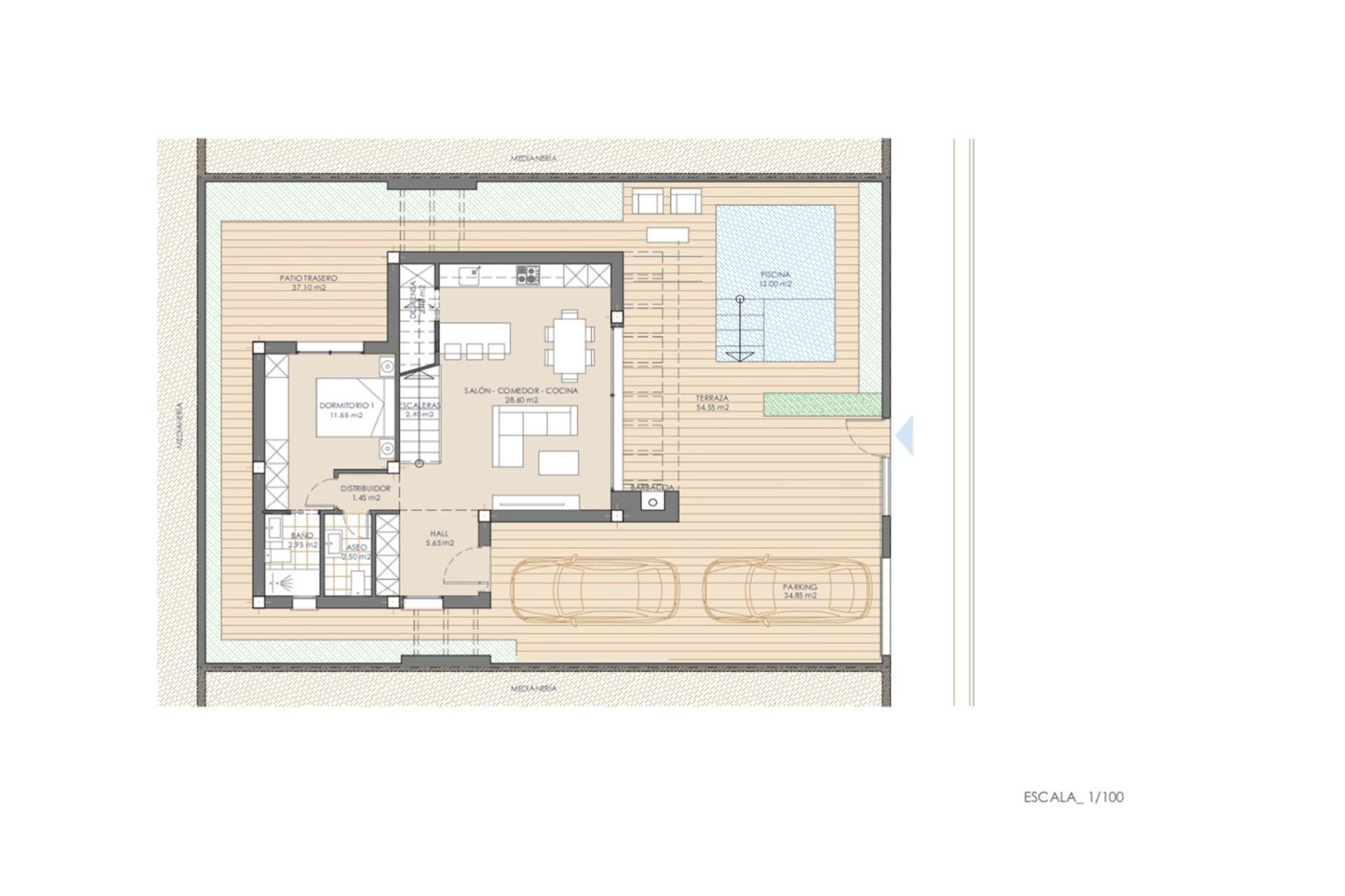 Obra nueva - Villa -
San Juan de los Terreros