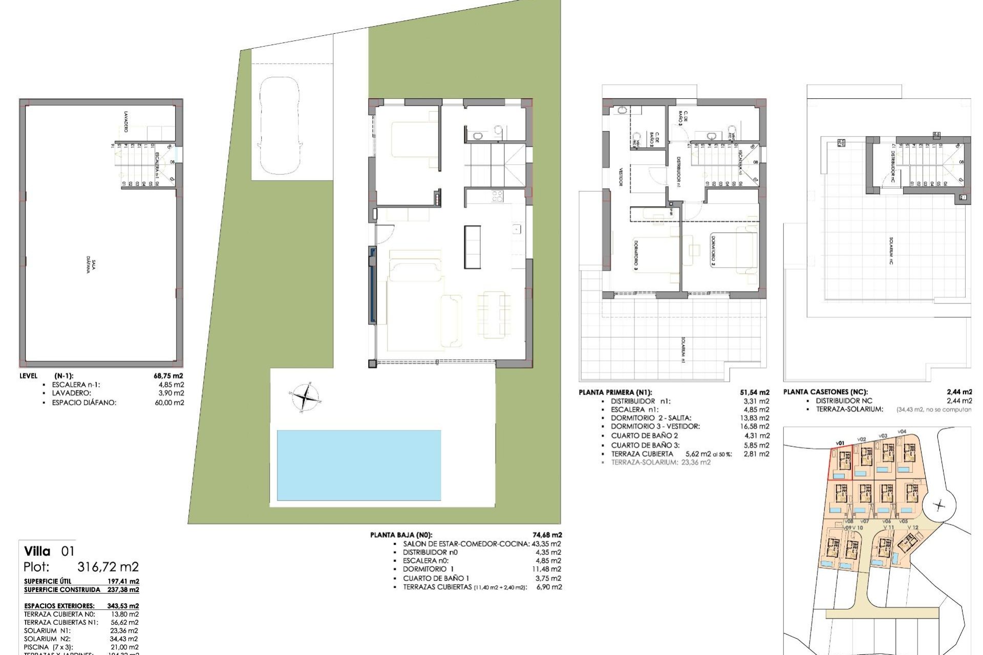 Obra nueva - Villa -
San Miguel - Cerro del Sol