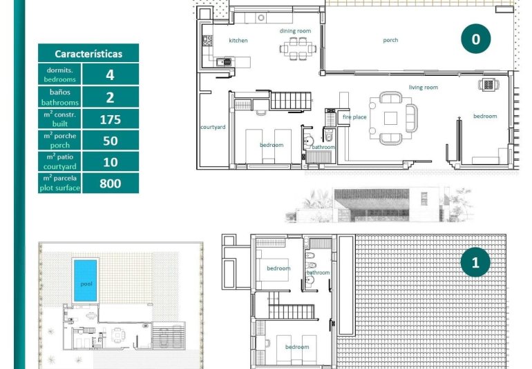 Obra nueva - Villa -
Sucina - Peraleja Golf