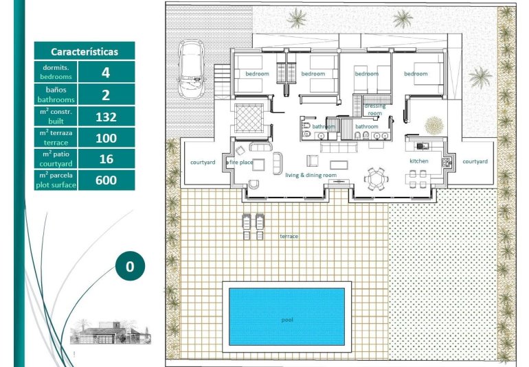 Obra nueva - Villa -
Sucina - Peraleja Golf