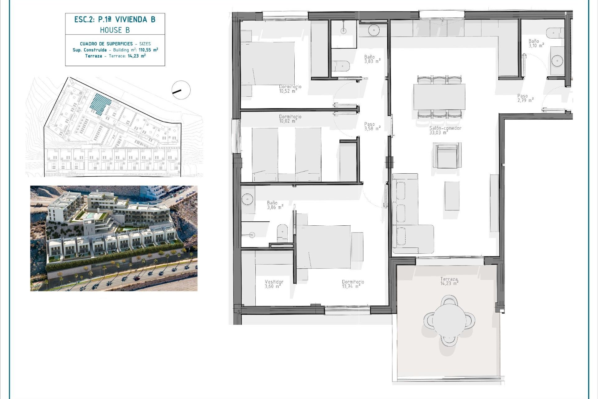 Rynek Pierwotny - Apartament -
Águilas - Playa del Hornillo
