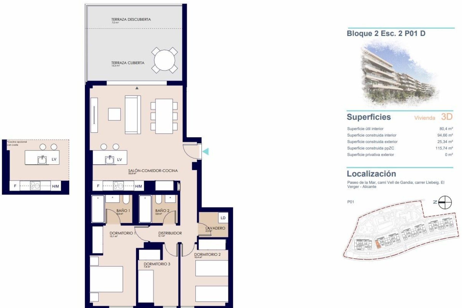 Rynek Pierwotny - Apartament -
Denia - Playa de La Almadraba