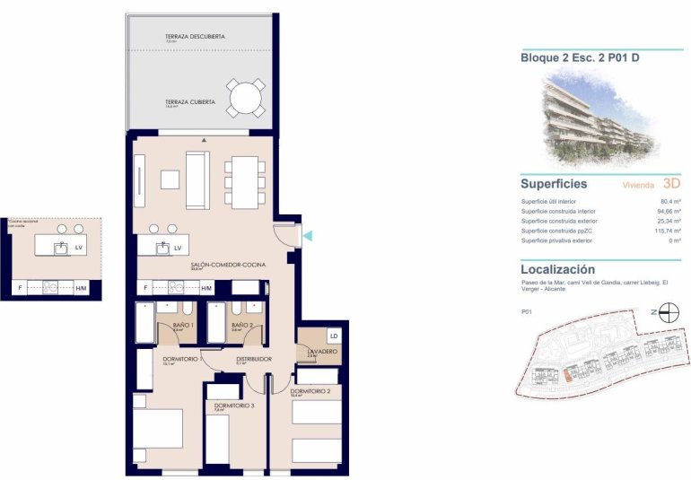 Rynek Pierwotny - Apartament -
Denia - Playa de La Almadraba