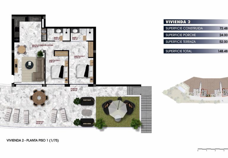 Rynek Pierwotny - Apartament -
Finestrat - Balcon de finestrat