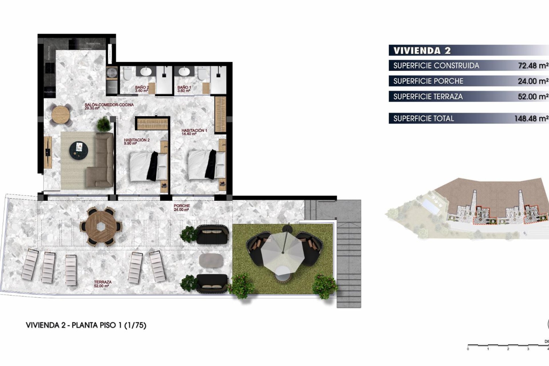 Rynek Pierwotny - Apartament -
Finestrat - Balcon de finestrat